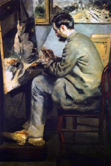Pierre Auguste Renoir Portrait of Jean Frederic Bazille China oil painting art